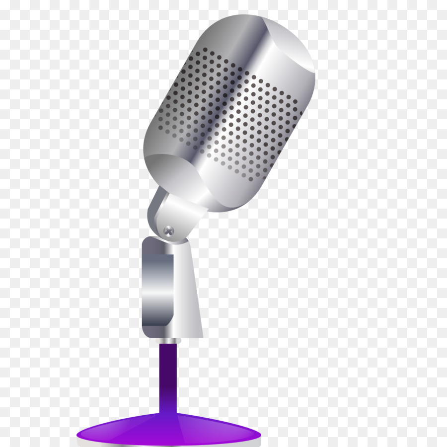 Mikrofon Silber - Silber-Mikrofon Modell