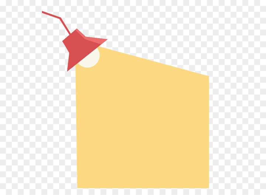 Carta Gialla Modello - Luce piatta giallo vettoriale