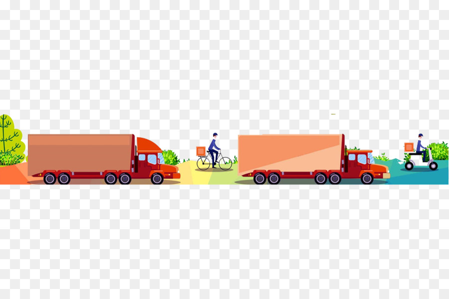 Xe tải chở Rác - xe tải màu đỏ