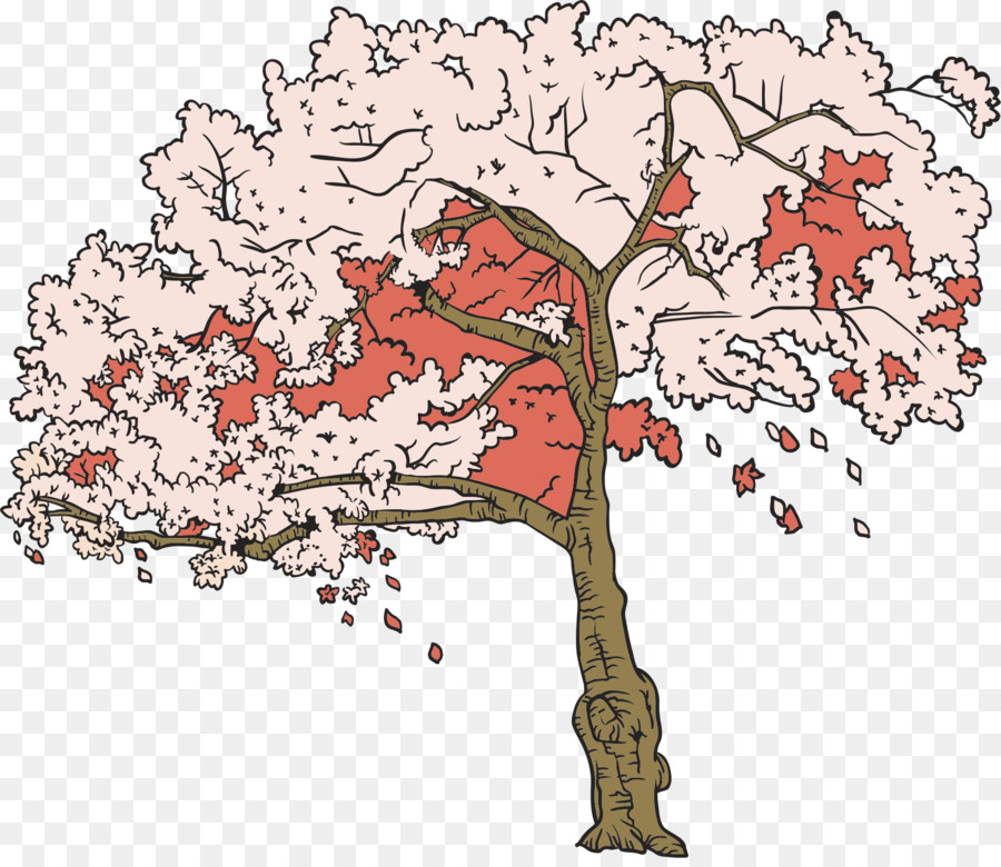 Cherry blossom Tree Illustration - Kirschbäume