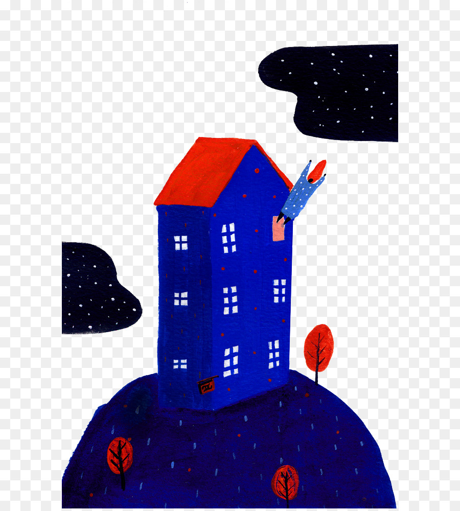 Blu, Illustrazione - Blue Dream House