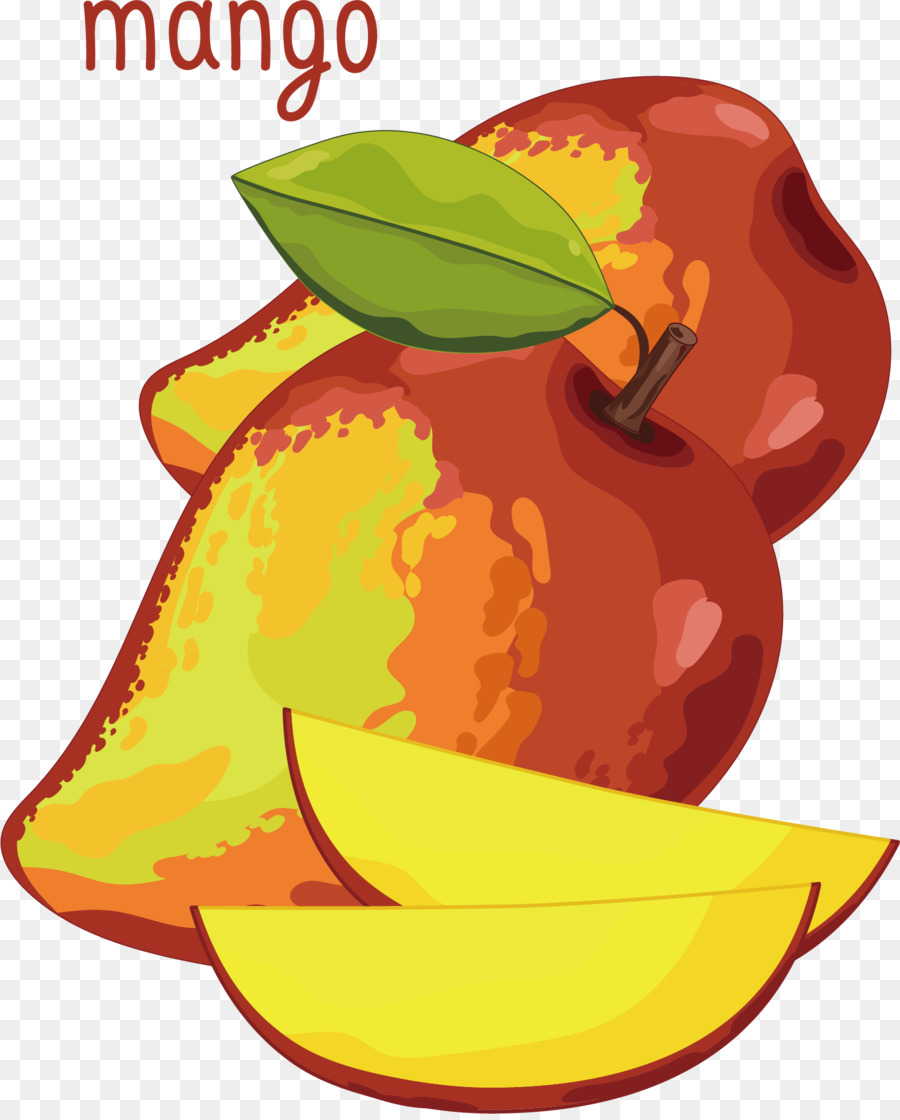 Obst - Aquarell-mango-Vektor
