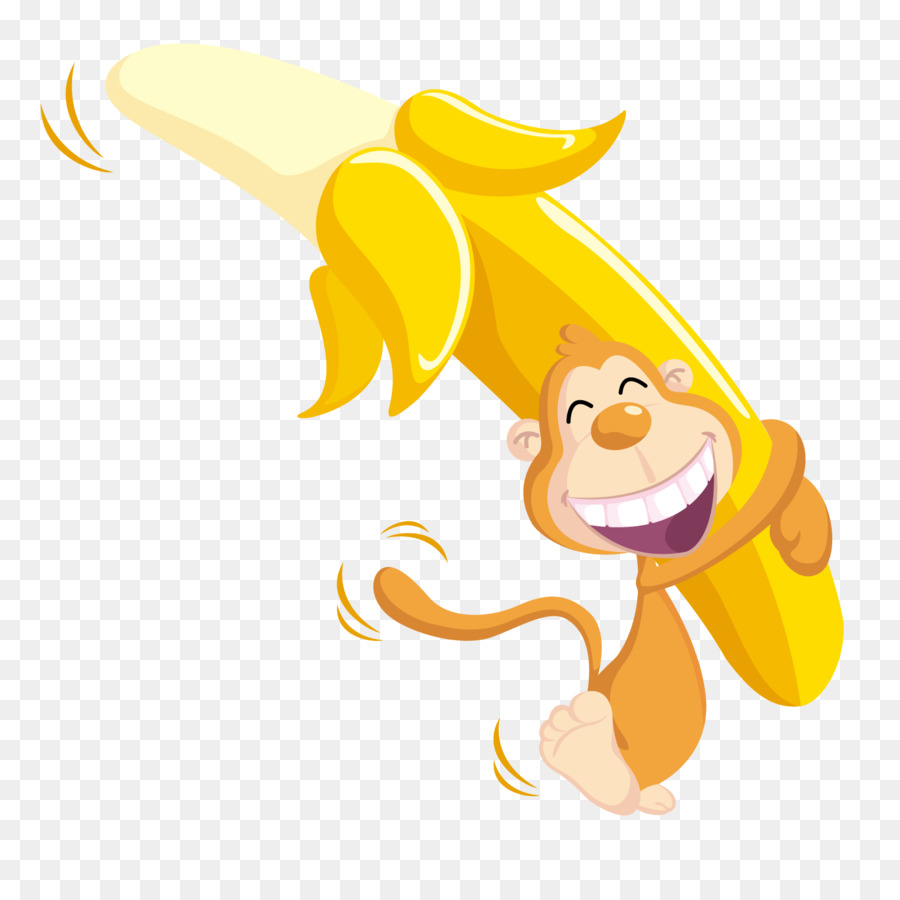 Scimmia T-shirt Clip art - Vettore felice scimmia