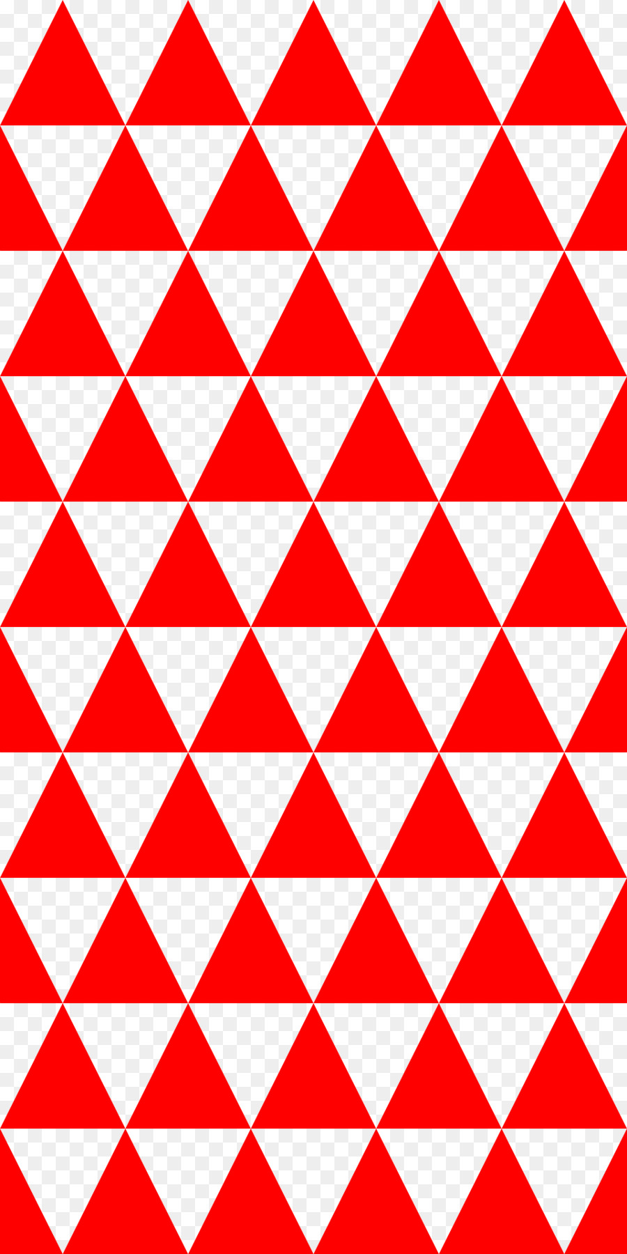 Tam giác Clip nghệ thuật - Đỏ mô hình Tam giác