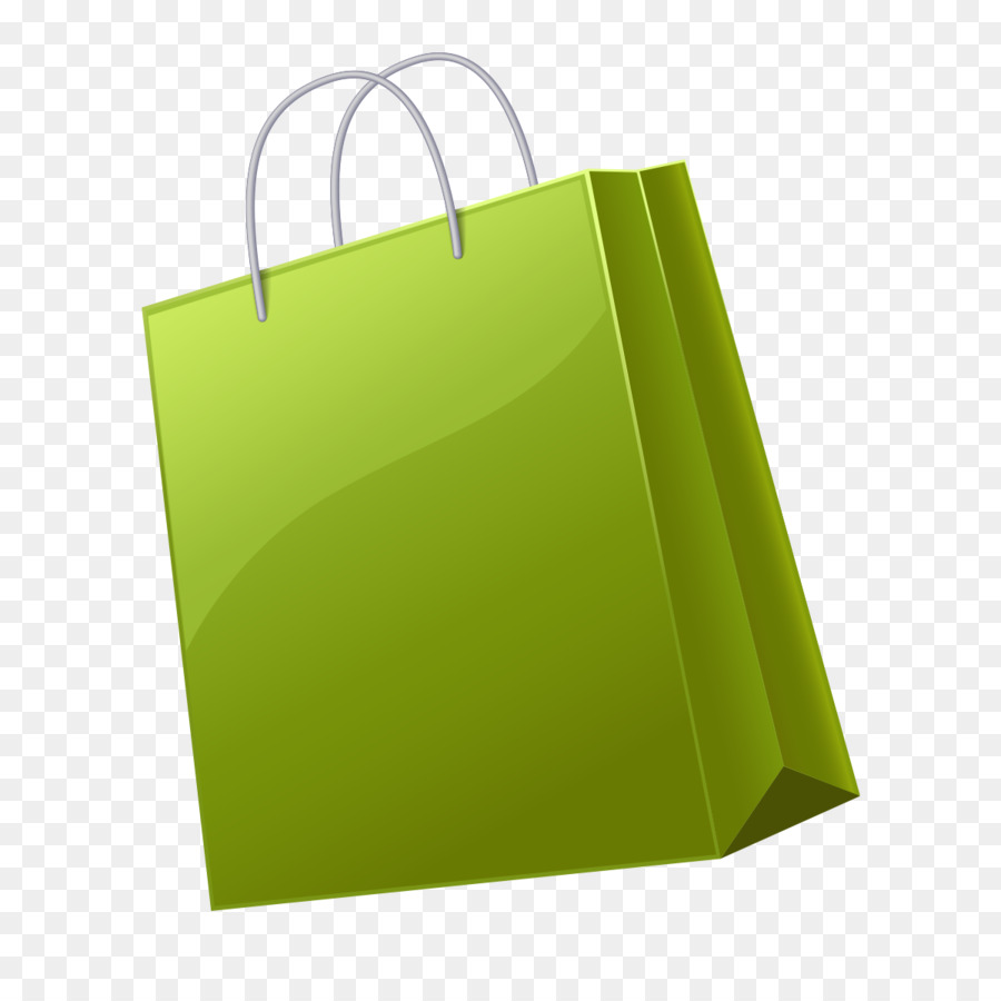 Sacchetto della spesa riutilizzabile Borsa - Verde palmare shopping bag