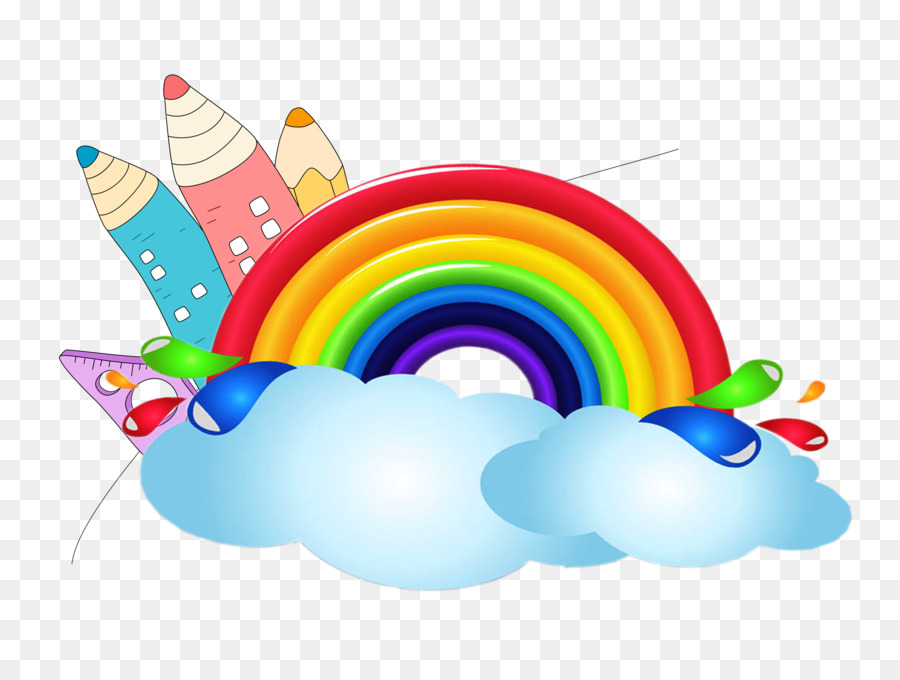 Rainbow Drawing png download - 2413*1777 - Free Transparent Rainbow png  Download. - CleanPNG / KissPNG