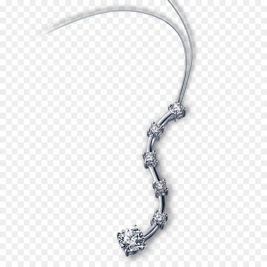 Ohrring-Halsketten-Schmuck-Designer - Silber Halskette