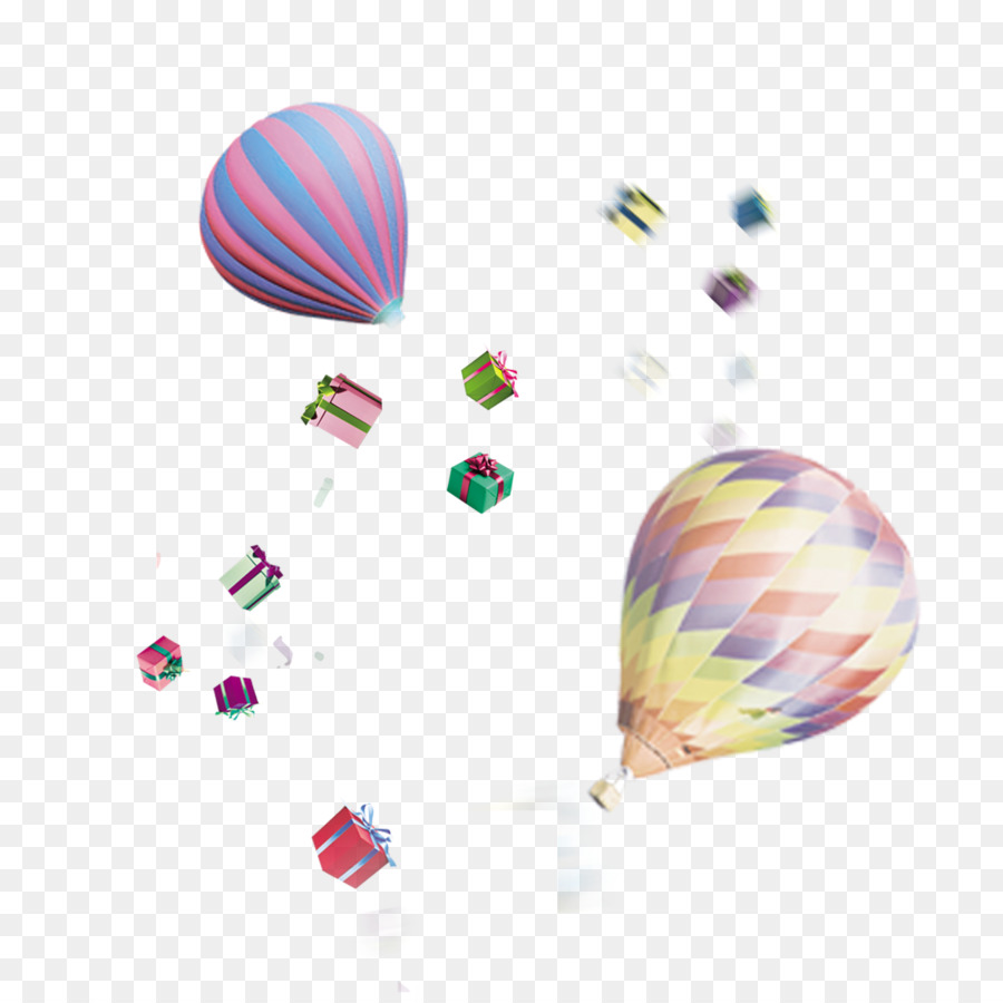Hot-air-balloon-Ballon-Reise-Geschenk - Geschenk-buntes Heißluft-Ballon