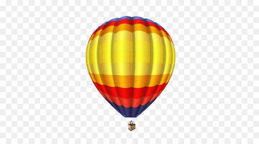 Ballon-Gruß-Karte - Die Farbe der Zusammensetzung des hot air balloon