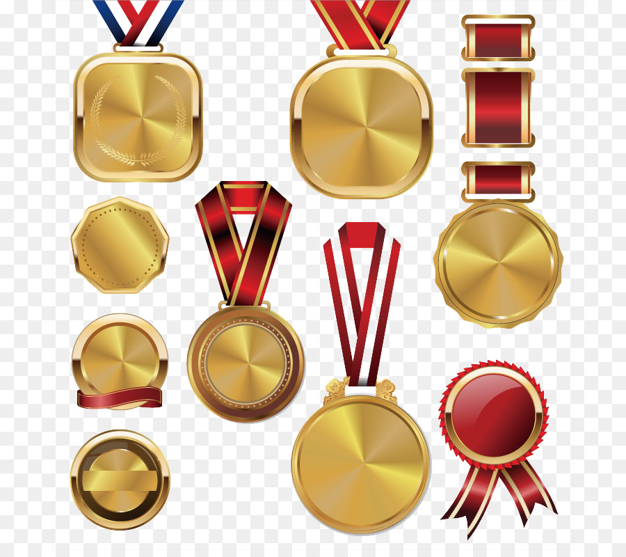 Medaglia d'oro al Premio Clip art - medaglia d'oro