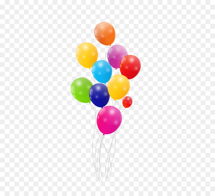 Ballon-Farbe Clip art - Bunte Luftballons