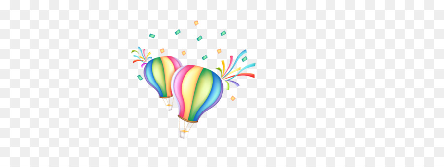 Logo Computer-Schriftart - Heißluftballon
