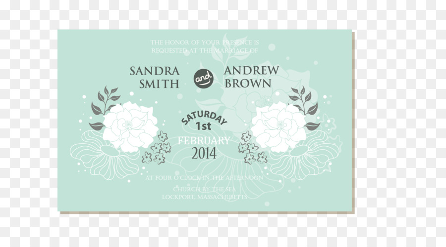 Hochzeit Einladung Papier - Blumen-Hochzeits-Einladungen