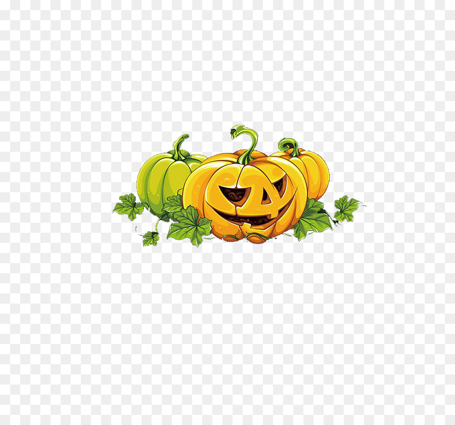 Zucca di Halloween Calabaza Jack-o-lantern - Testa di zucca di Halloween