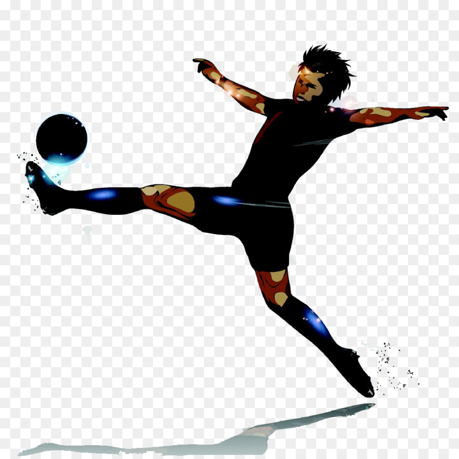 Fußballspieler - Fußball-Spieler-illustration-Bild