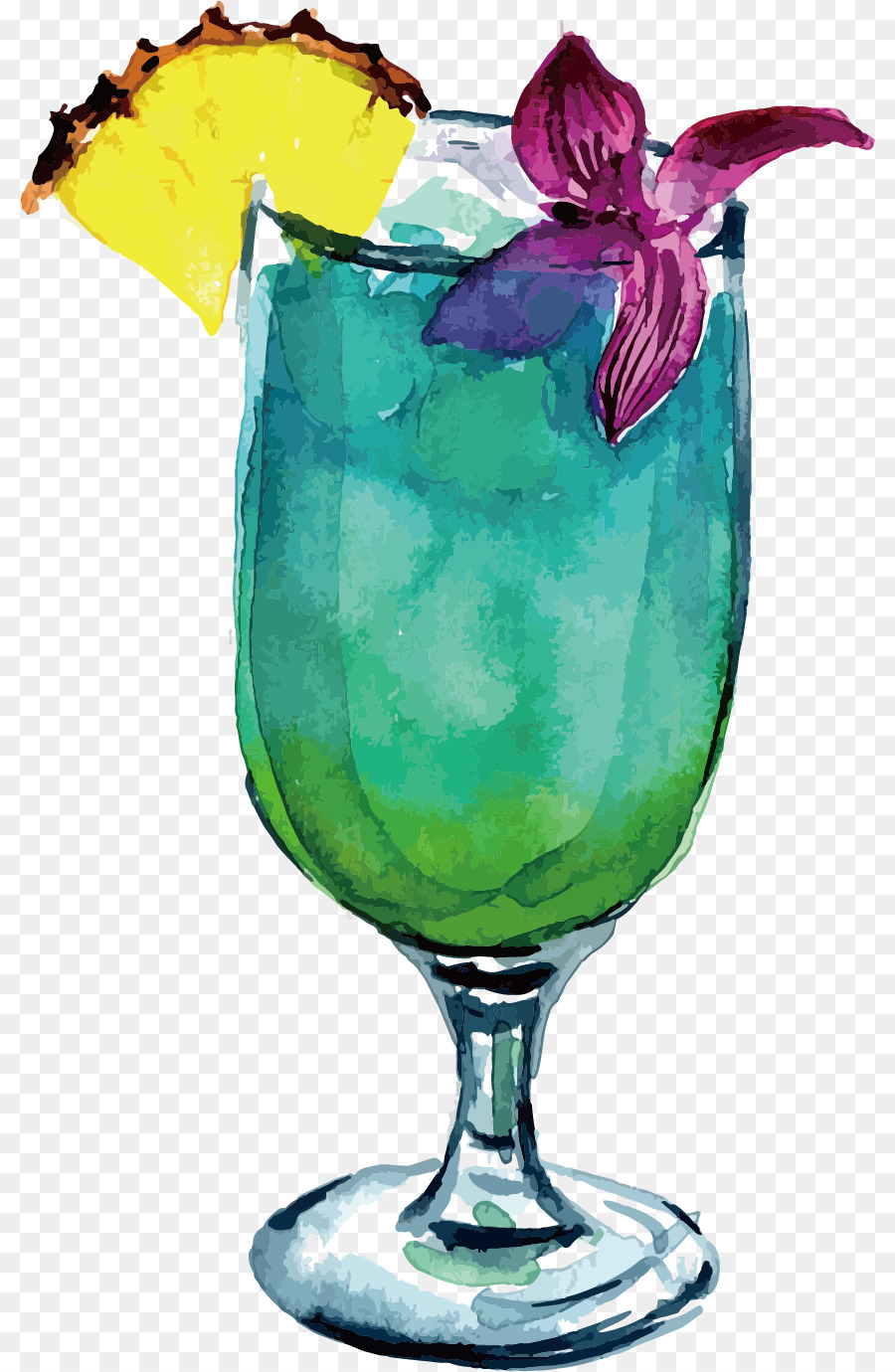 Aquarell-Malerei-Zeichnung-Drink Clip-art - Vektor trinken