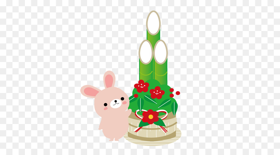 Kunitachishiritsukunitachi Daihachi Scuola Elementare Osechi gennaio il Natale e la stagione delle vacanze, Illustrazione - coniglio