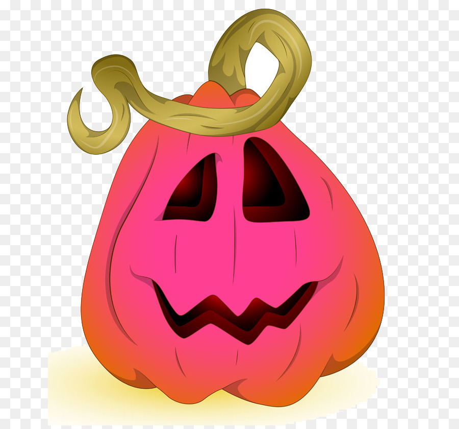 Jack-o-lantern Zucca di Halloween, Illustrazione - Strano zucca light espressione materiale