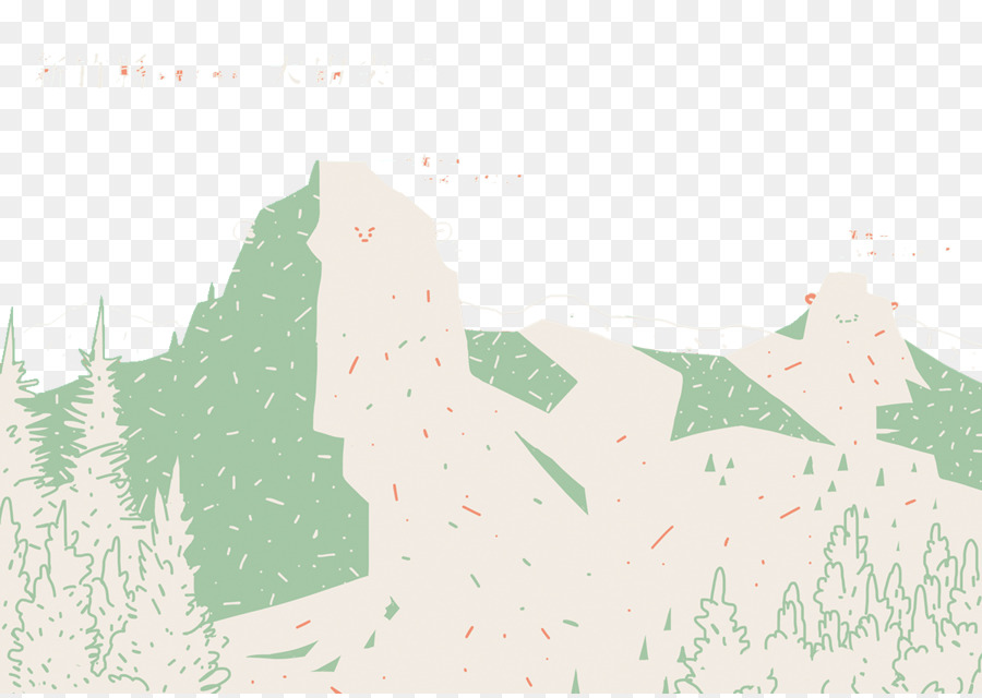 Papier Malerei - Farbe-Malerei Berge