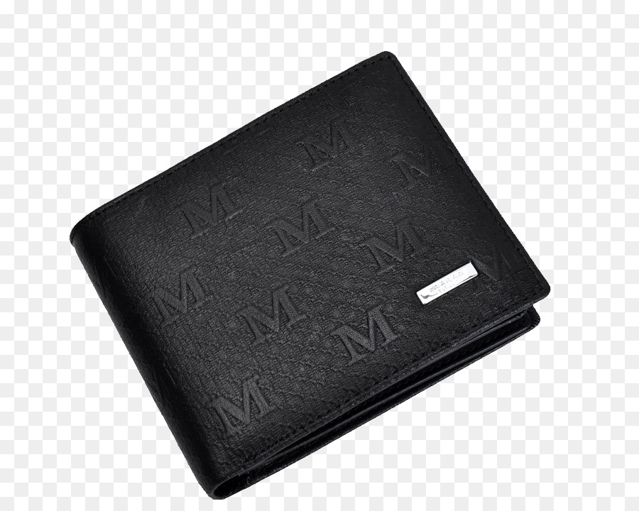 Black Square Wallet - Schwarz wallet