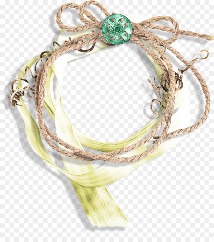 Seil-Band Hanf-Mode-Accessoire - Seil ribbon Dekoration