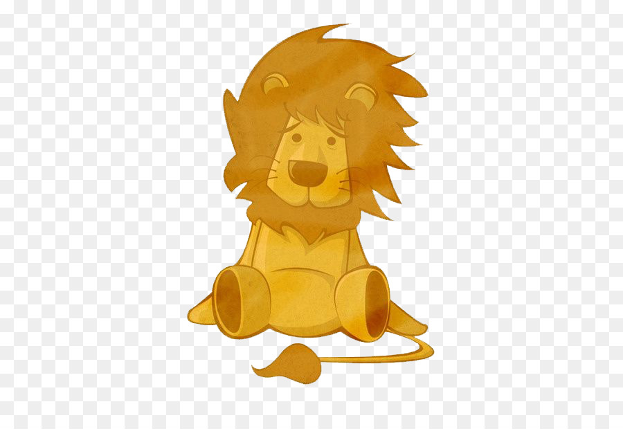 Lion Illustration - Wind Löwen