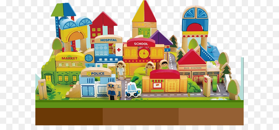 Giocattolo blocco Amazon.com Jigsaw puzzle Edificio Bambino - parco di divertimenti