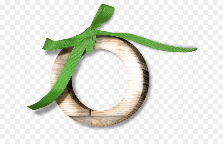 Cerchio Scaricare file di Computer - Verde arco di legno anello