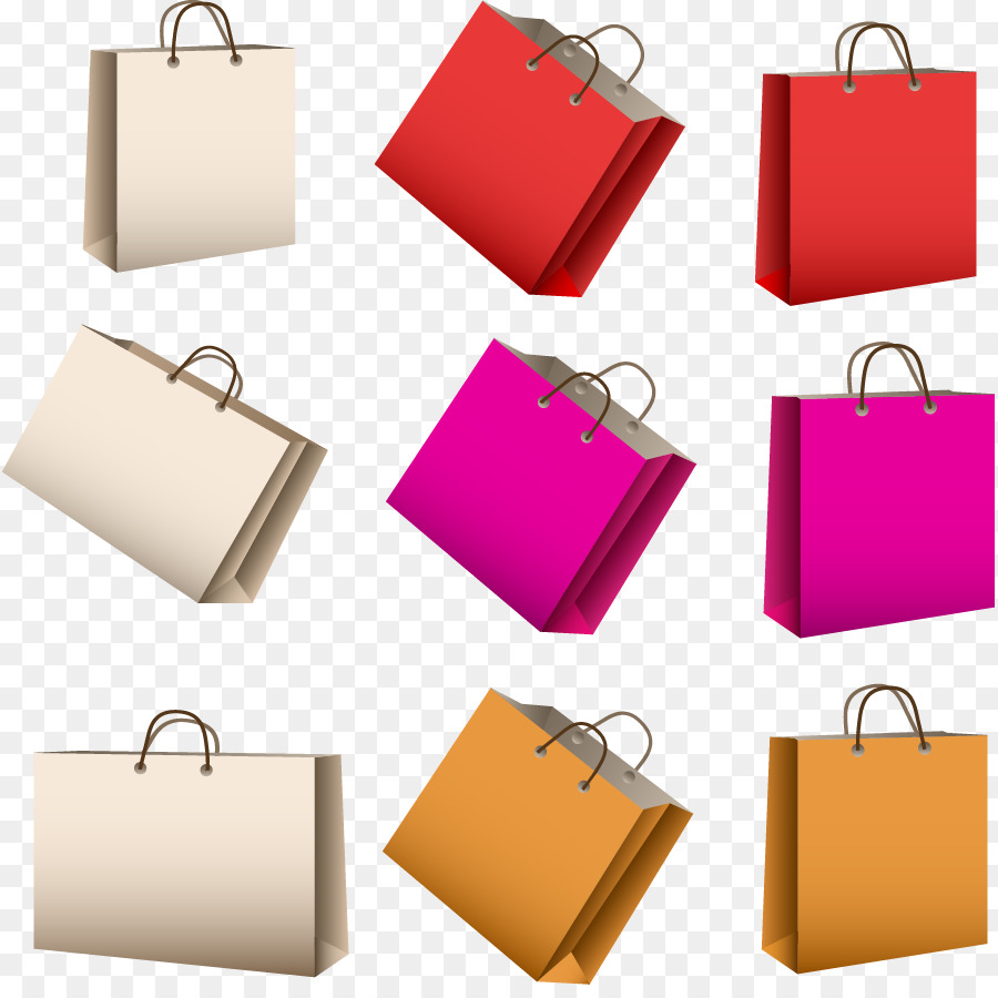 Papier-Tasche-Einkaufstasche - Vektor-Tasche