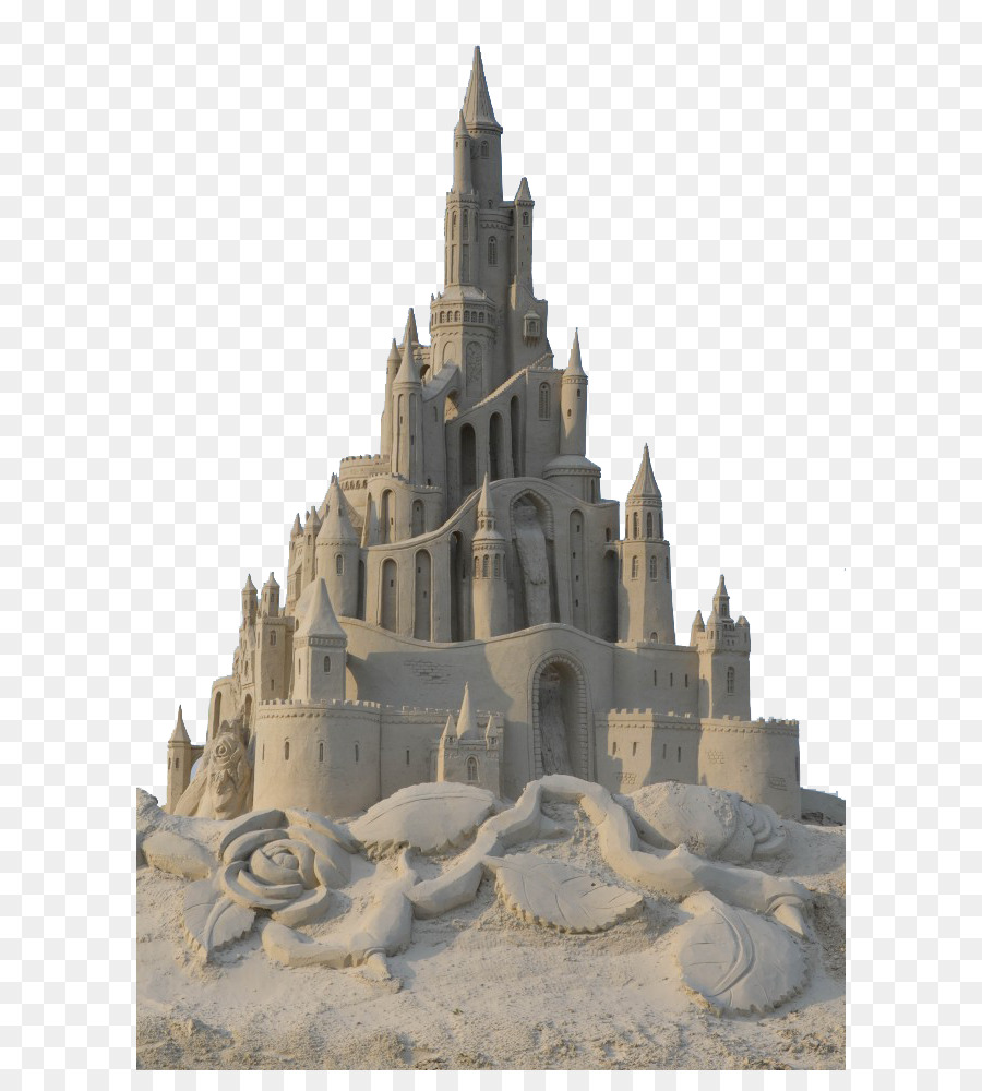 Invito a nozze arte di Sabbia e giocare a Castle Beach - cartoon castello