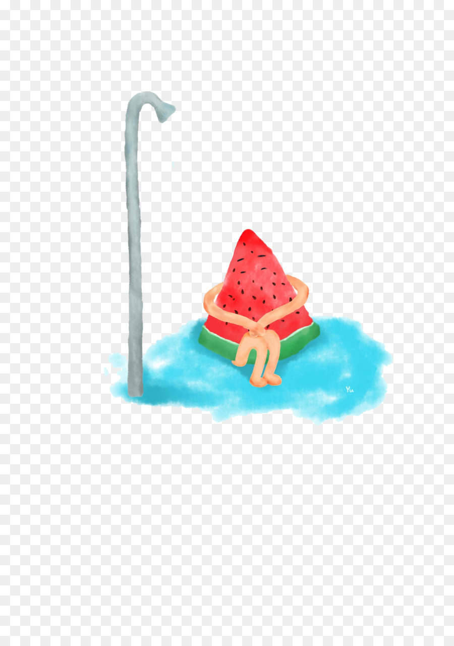 Wassermelone Obst-Download-Illustration - Verletzt Wassermelone