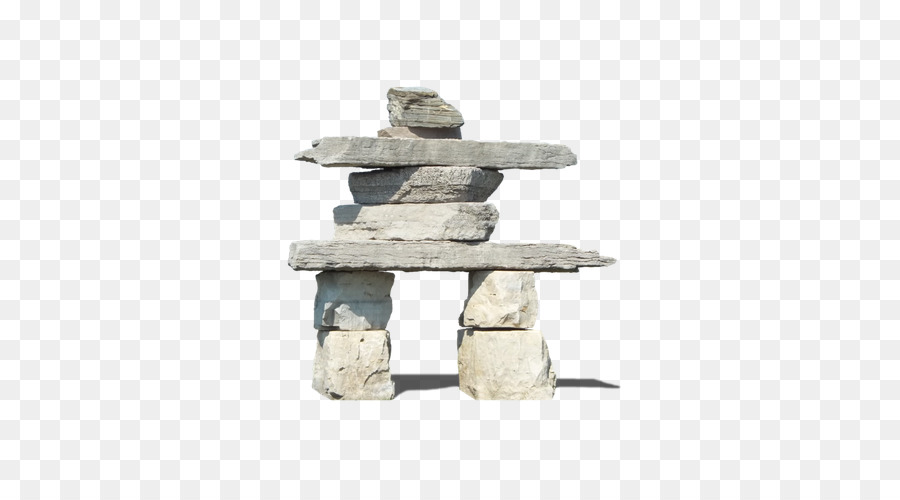 Inuksuk ForgetMeNot Rock Inuit arte - roccioso di pietra