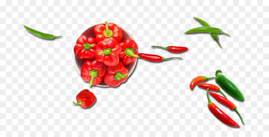 Chili pepper, Bell pepper Cherry tomato Vegetable Chili - Gemüse