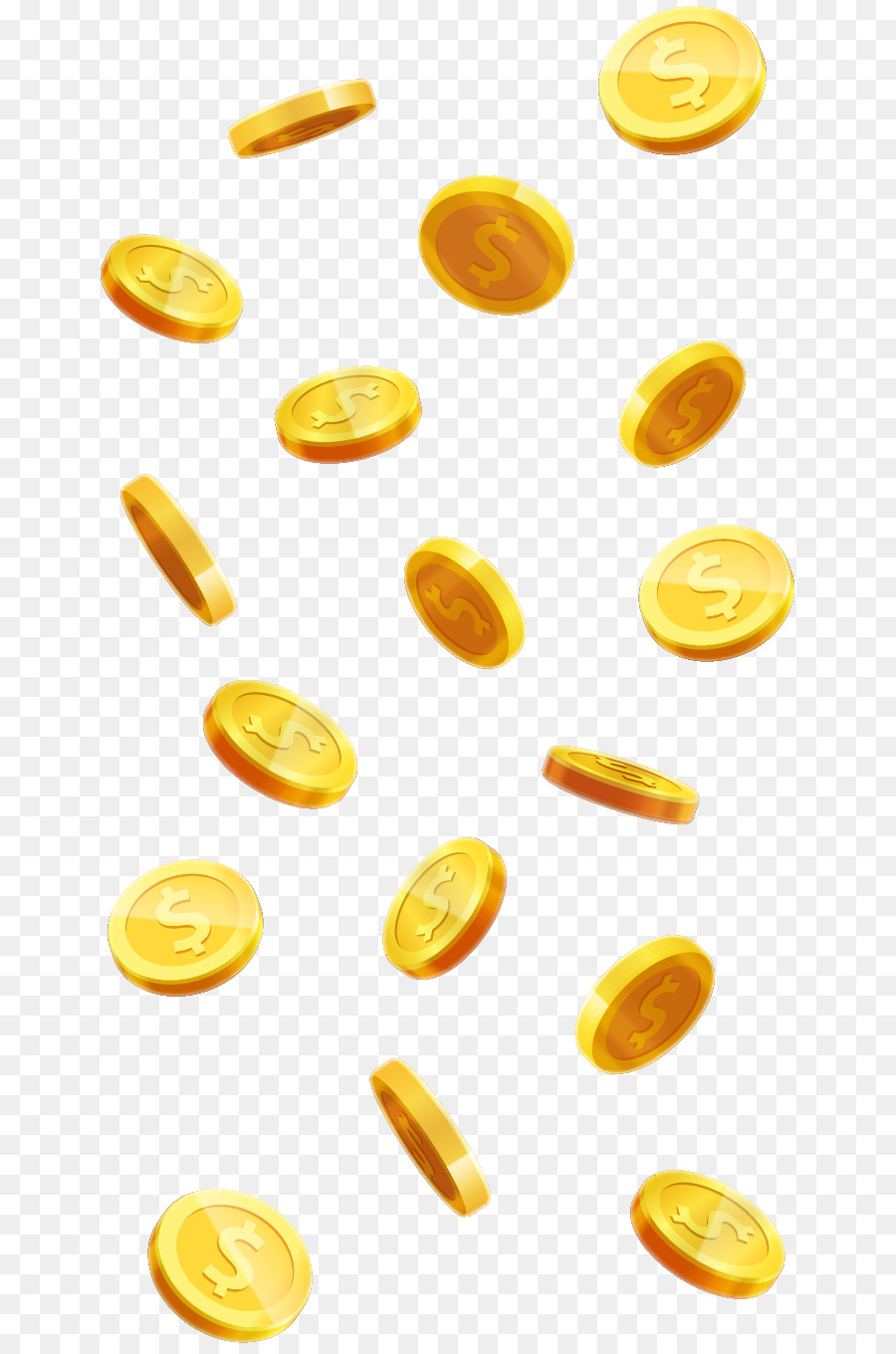Moneta d'oro Clip art - Vettore d'Oro di immagine in PNG