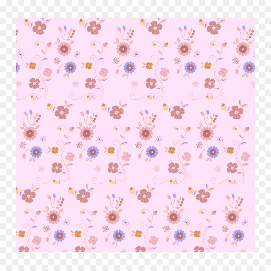 Textil Pink - Rosa Blumen-Tuch