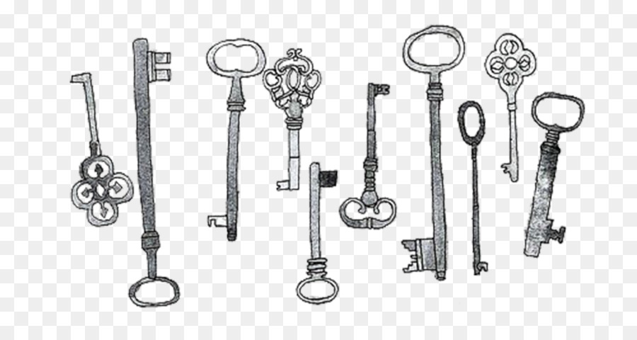 Disegno Chiave Illustrazione - Una varietà di retrò chiavi