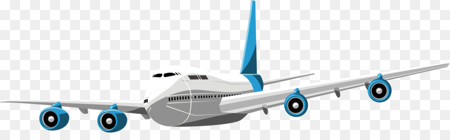 Flugzeug, Verkehrsflugzeug Flugzeug Flug - Fliegen-Flugzeug-Vektor