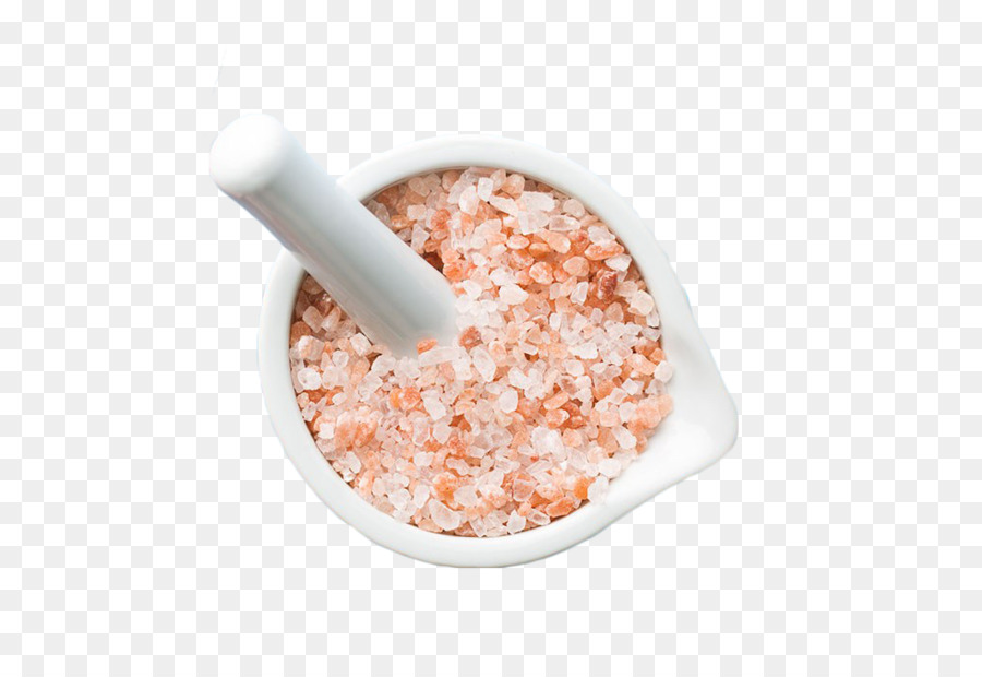 Himalaya Himalaya-Salzbergwerk Khewra Salz Pesto - Die dicken Salz in einer weißen Porzellan Schüssel