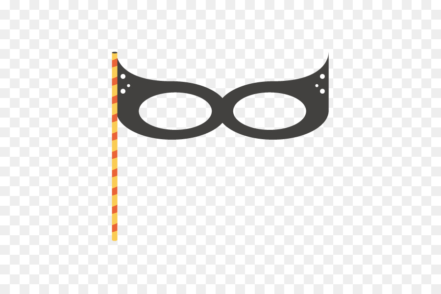 Occhiali Nascosto Ninja Maschera - Vettore di dipinti a Mano bicchieri di schermatura maschera
