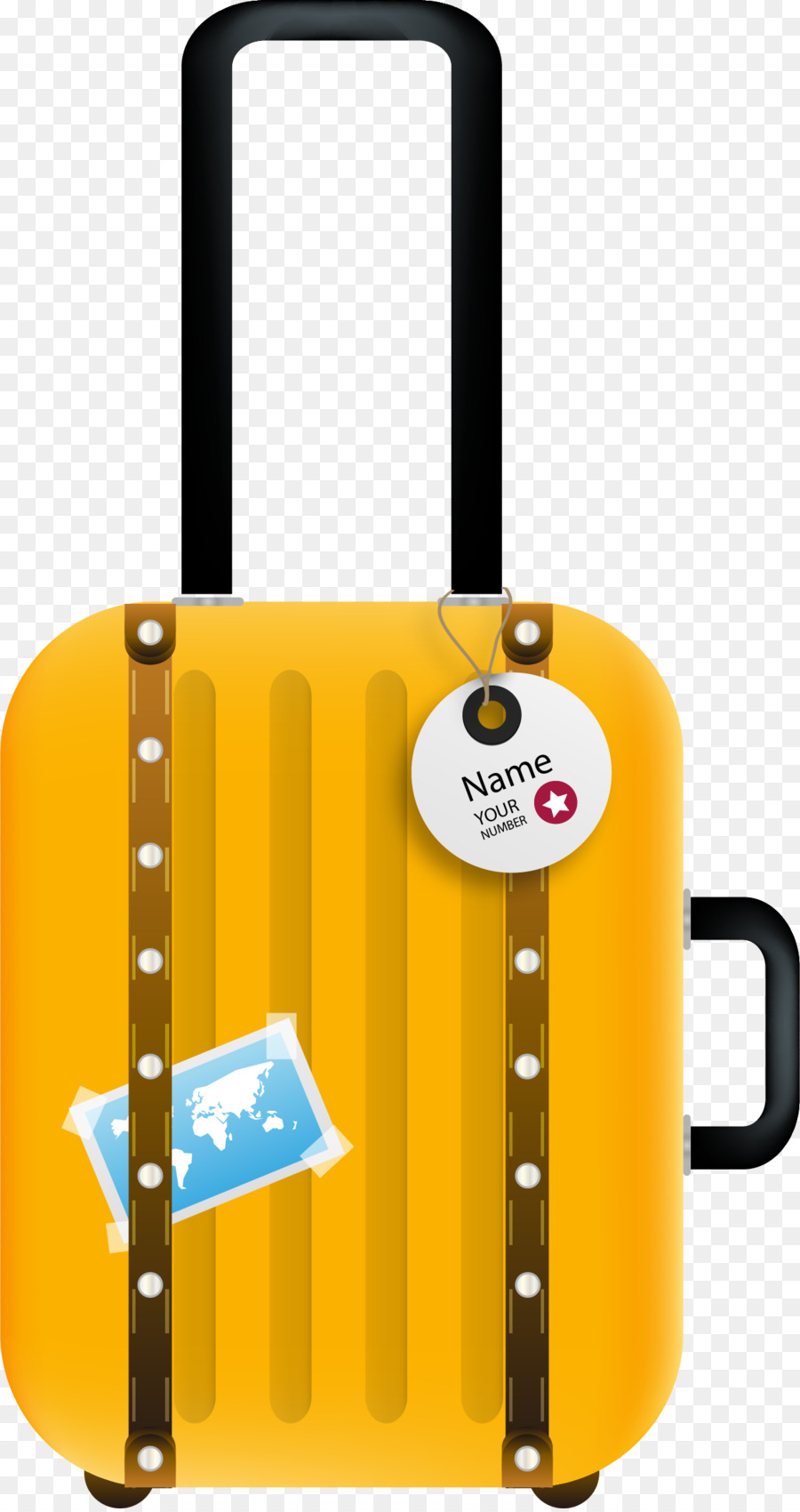 Pacchetto viaggio per tour Hotel compagnia Aerea Turismo - Cartone dipinto a mano valigia