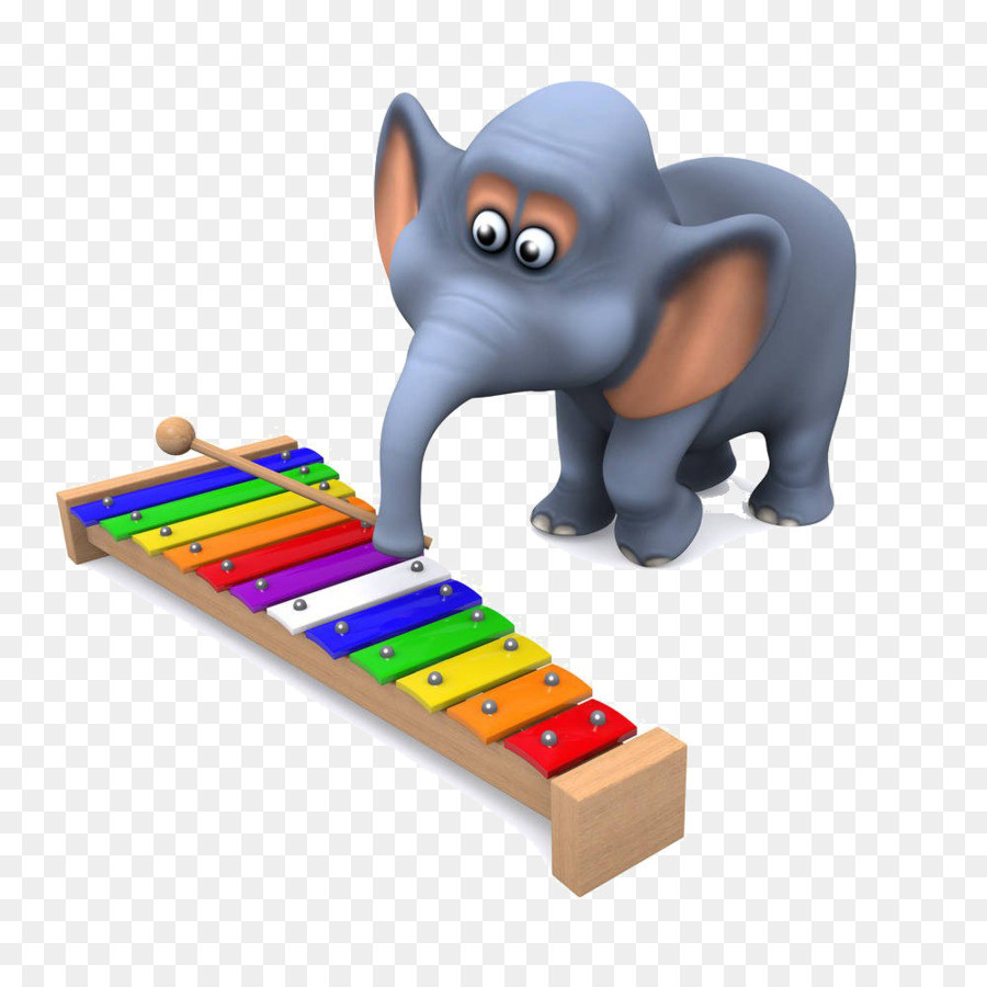 Elephant Stock-Fotografie - Cartoon-Elefant-material