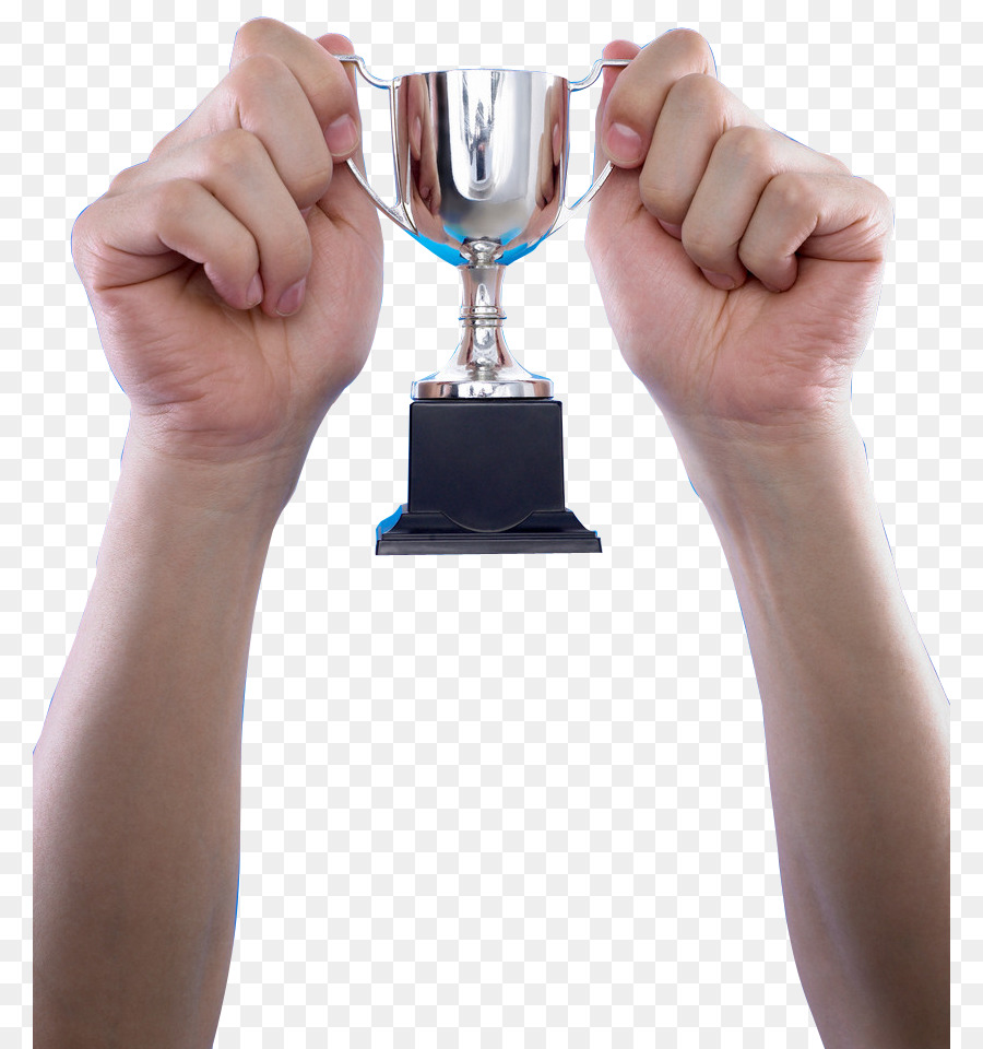 Industrie-Management-Unternehmen-Service-Geschäft - Hand-held-trophy-Bild