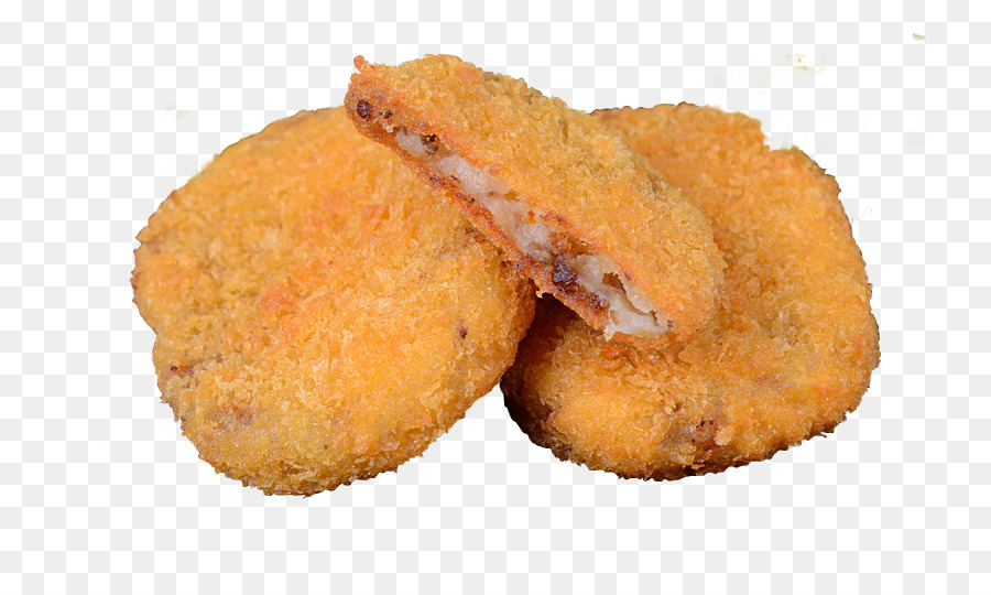 Chicken nugget Korokke Pommes Rissolee Kroketten - Gebratene Kartoffel-Kuchen