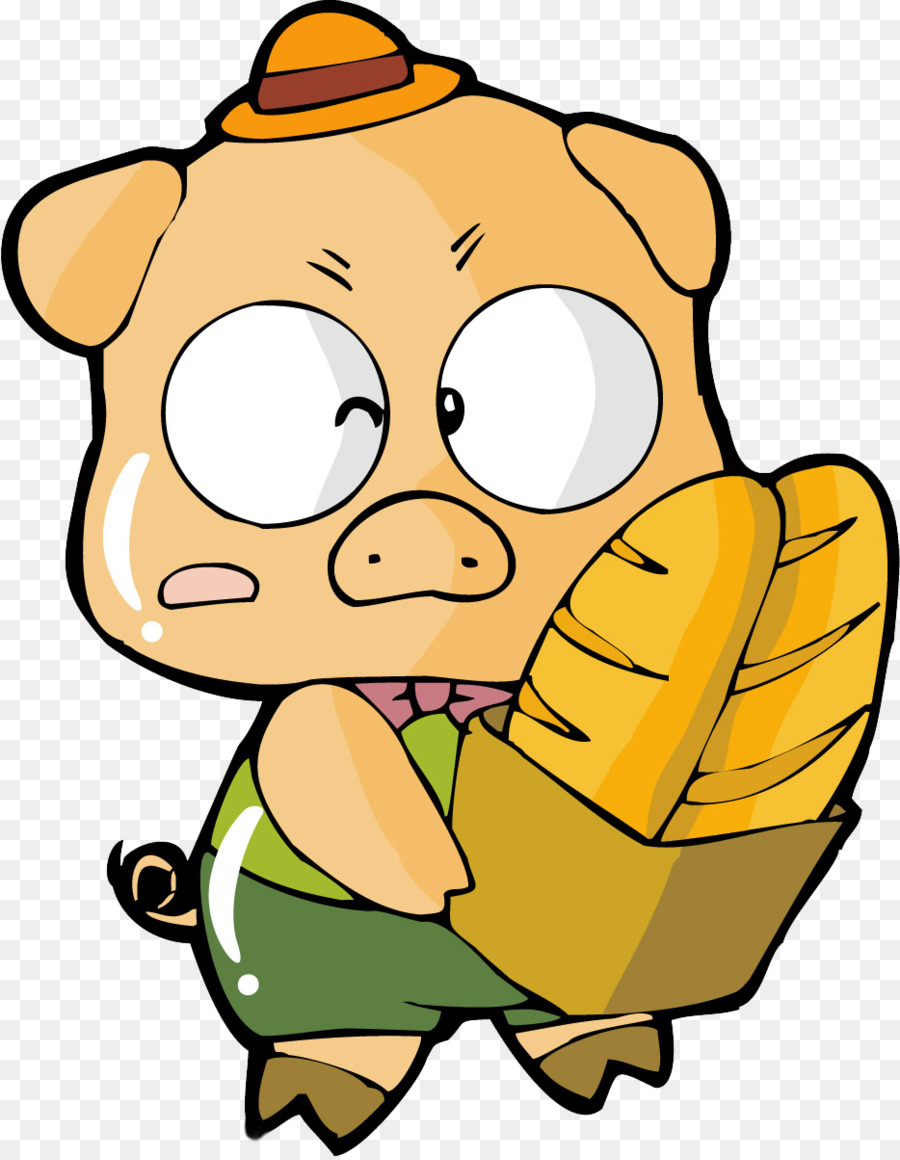 Domestic pig Cartoon-Chinese zodiac - Schwein