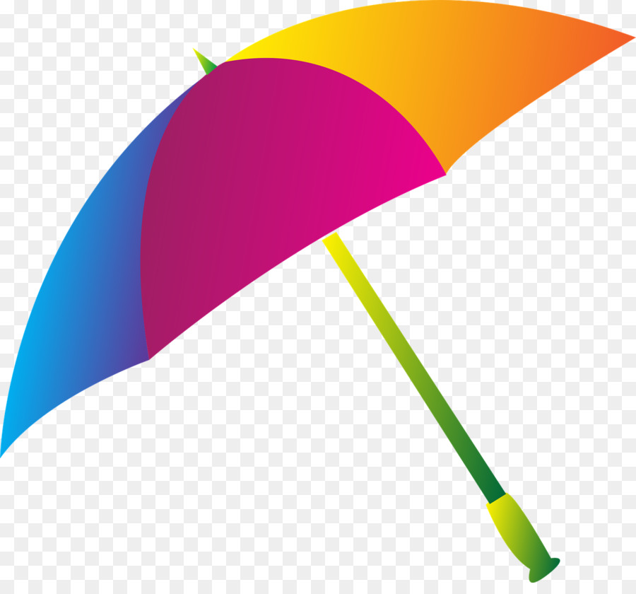 Regenschirm-clipart - Farbige Dach
