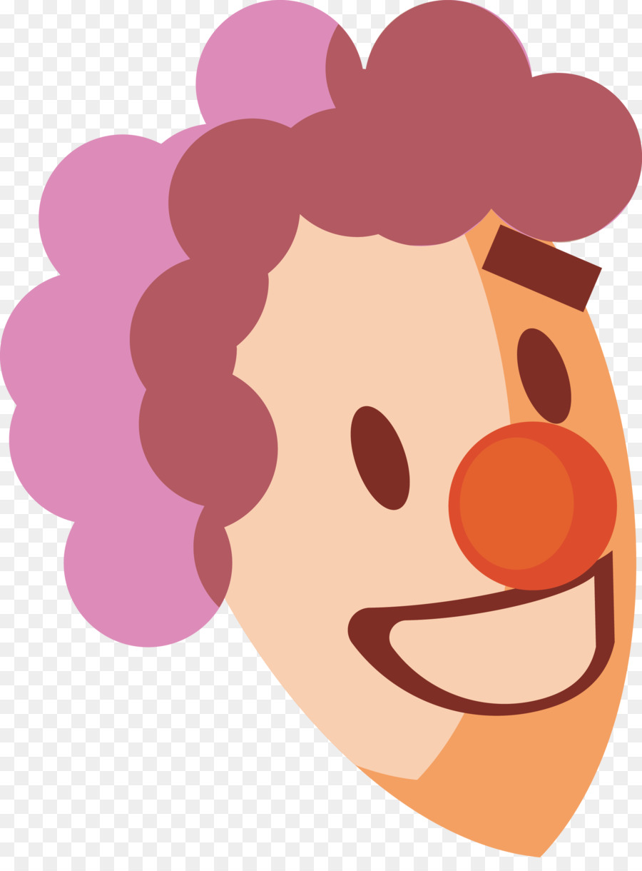 Zirkus-Clown Clip art - Vektor-clown Maske