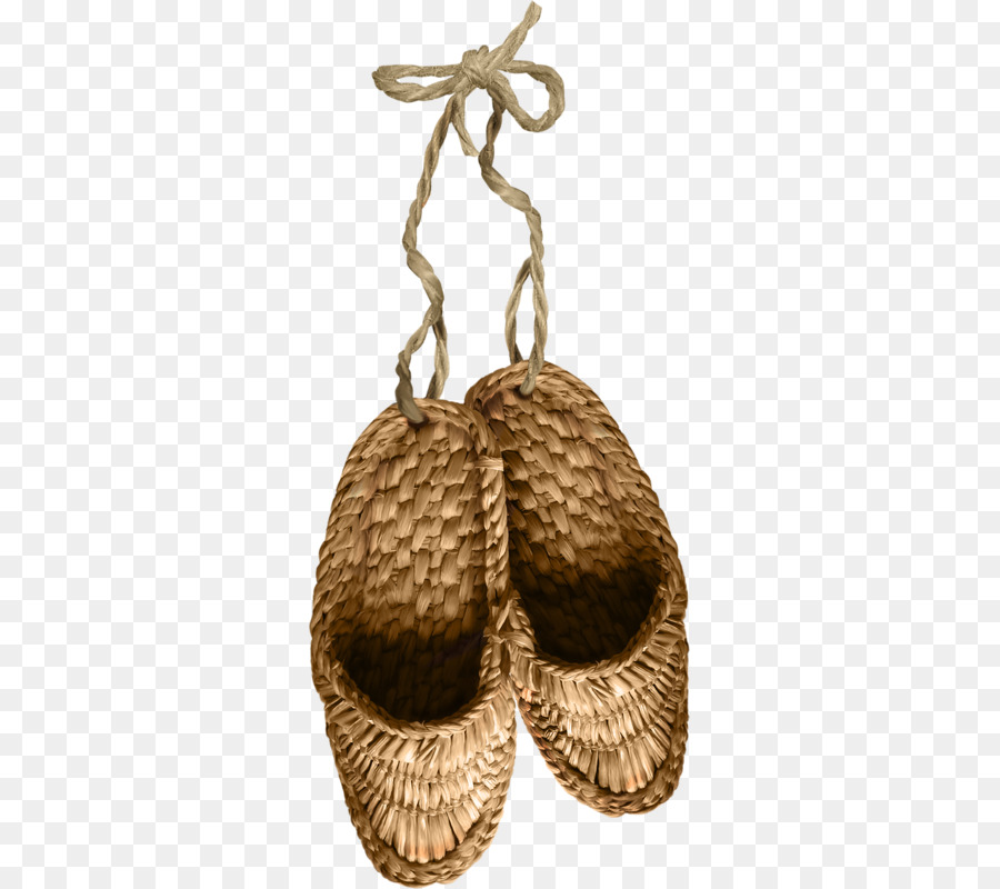 Jipsin Bast scarpa Clip art - Paio di sandali di paglia