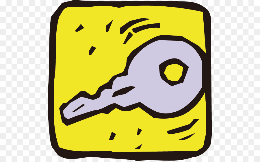 Key Clip-art - Vektor-cartoon-Schlüssel