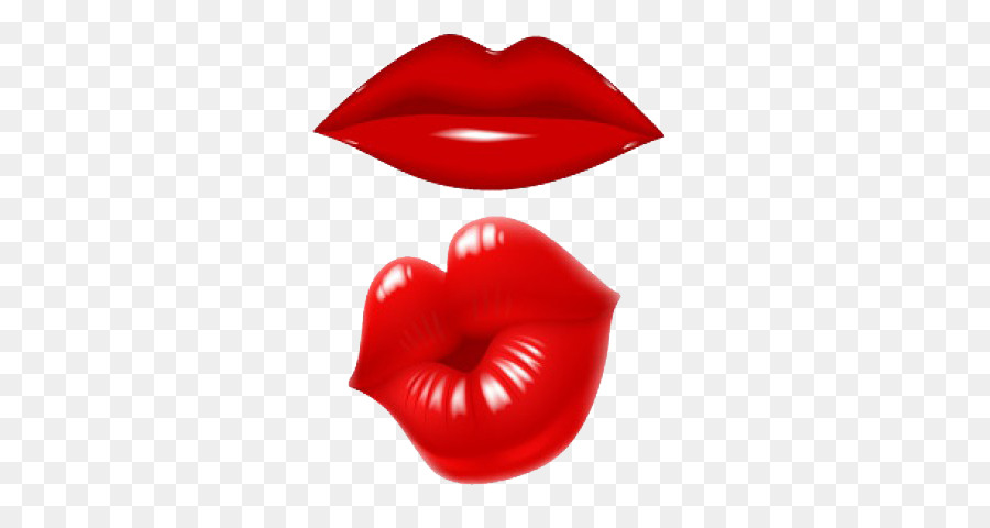 Lippen-Mund-Cartoon Kiss - Lippen