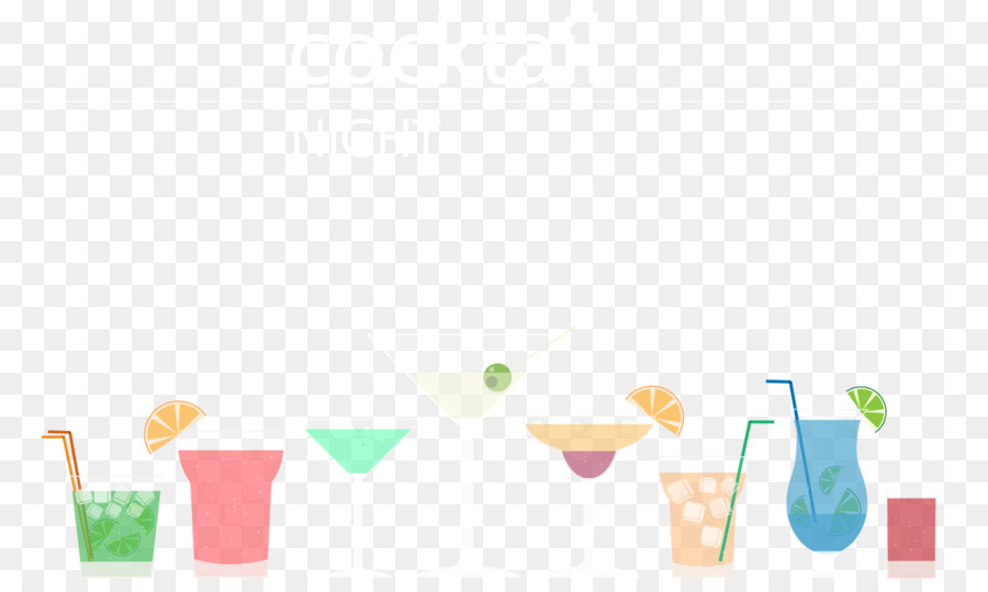 Cocktail-Grafik-design-clipart - Retro-cocktail-party-Vektor-material